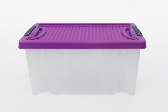 Stapelboxen Kunststoffbox 5-15L Aufbewahrungsbox Allzweckkiste Regal Spielzeug 3