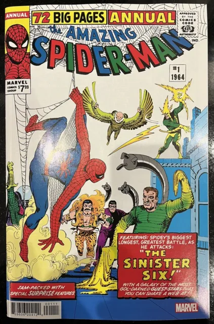 Marvel Comics The Amazing Spider-Man Annual #1 2022 Facsimile Variant Nm+