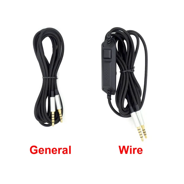 GAMING HEADSET AUDIO Cable w Mute Volume Control for Astro A10 A30