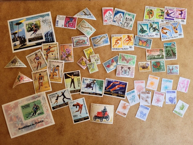 viele Briefmarken @ AFRIKA_1 @ Tschad, Congo, Rhodesien, Dahomey, Togo,…