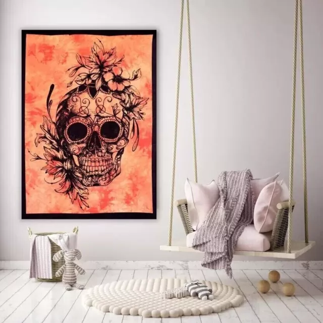 Póster de tapiz colgante de pared con Mandala indio, decoración del hogar,...