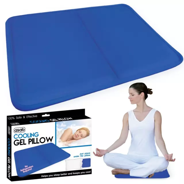 Magic Cool Cooling Gel Pad Pillow Cooling Mat Laptop Cushion Yoga Pet Bed Sofa