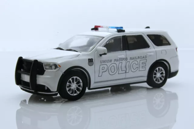 2018 Dodge Durango SUV Union Pacific Railroad Police Car 164 Scale Diecast Model