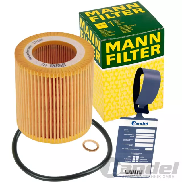 MANN ÖLFILTER HU7003X passend für BMW 1er F20 21 114-120i 3er F30 31 316+320i