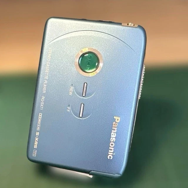 PANASONIC RQ-SX71 CASSETTE Player Excellent purple Working