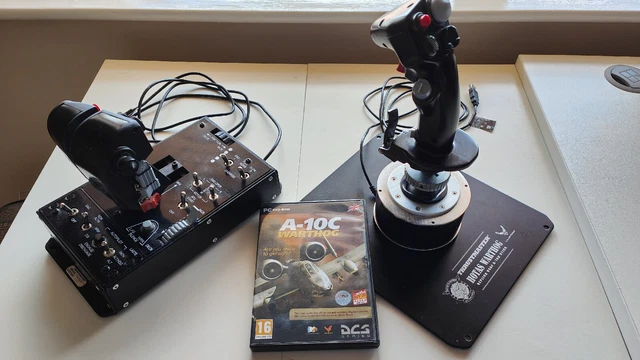 THRUSTMASTER HOTAS WARTHOG Flight Stick & Throttle Quadrant With