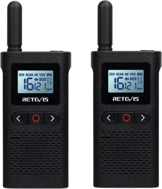 Radio Retevis RB628 Mini 1500mAh PMR446 Walkie Talkie Ricaricabile VOX