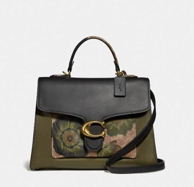 COACH TABBY Collaboration HandBag ShoulderBag Leather  C Metal Fittings Flowers