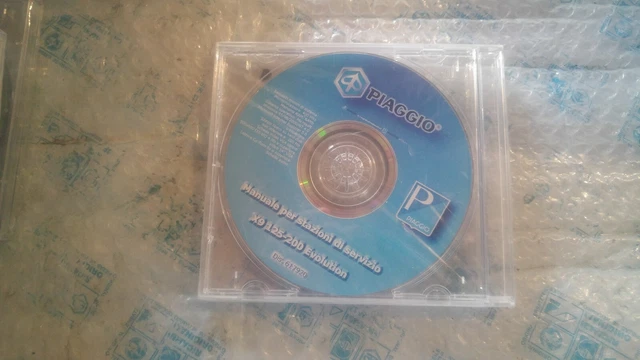 Cd Manuale Stazioni Di Servizio Piaggio X9 125 200 Evolution