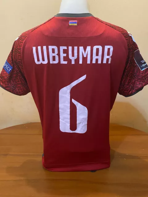 MATCH WORN Armenia 100% Original, Official Soccer Jersey Shirt 2021 WBEYMAR N6