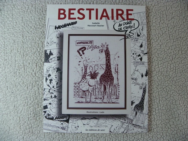 Isabelle Haccourt Vautier Grilles Point De Croix LIVRE POINT DE Croix " Bestiaire " Isabelle Haccourt Vautier EUR 15,00