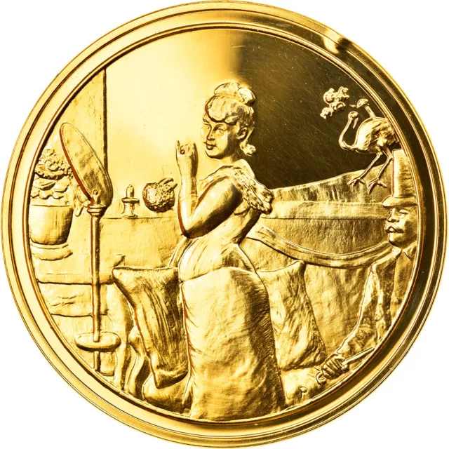 [#218011] France, Medal, Arts & Culture, Nana de Edouard Manet, MS, Verme