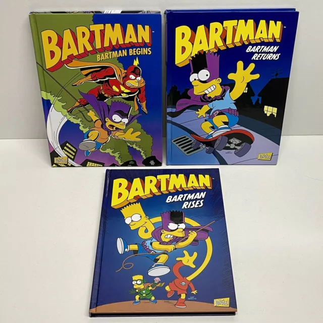 Lot de 3 Livres BD Bartman Les Simpson Jungle - Tomes 1 à 3