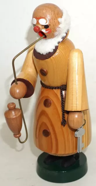 Räuchermann GLÄSSER RG Petrus Erzgebirge nicht geraucht 16cm Räuchermännchen
