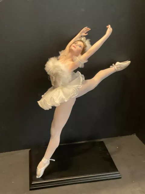 Porcelain Ballerina Doll on stand, realistic, very unique 🩰🎁😊👍🩰