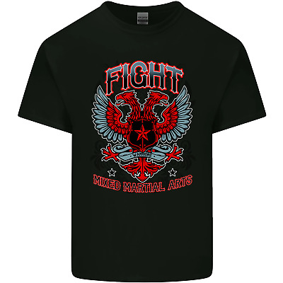 Combatti i guerrieri Arti Marziali Miste MMA Da Uomo Cotone T-Shirt Tee Top