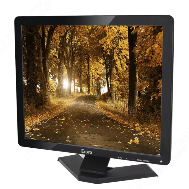 17 "LCD TFT Monitor 4: 3 Anzeige FHD 1080P AV USB HDMI BNC VGA Für PC CCTV!