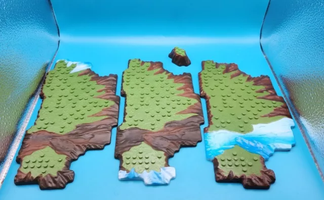 Mega Bloks Base Plates platform Dragon halo pyrates grass dirt Terrain lot Mega Bloks Base Plates platform Dragon halo pyrates grass dirt Terrain lot