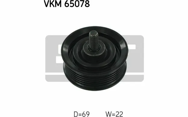 SKF Galet enrouleur (courroie d'accessoire) VKM 65078 - Pièces Auto Mister Auto