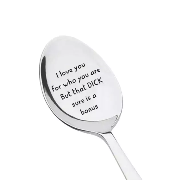 Funny Gift Spoon (Rude) - ‘I love you for who you are…’