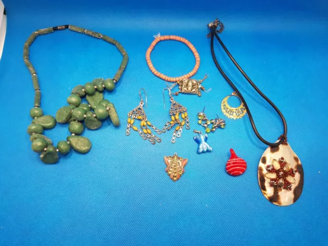 Lotto Stock di bigiotteria vintage - Collane, Orecchini, Anelli, Bracciali...