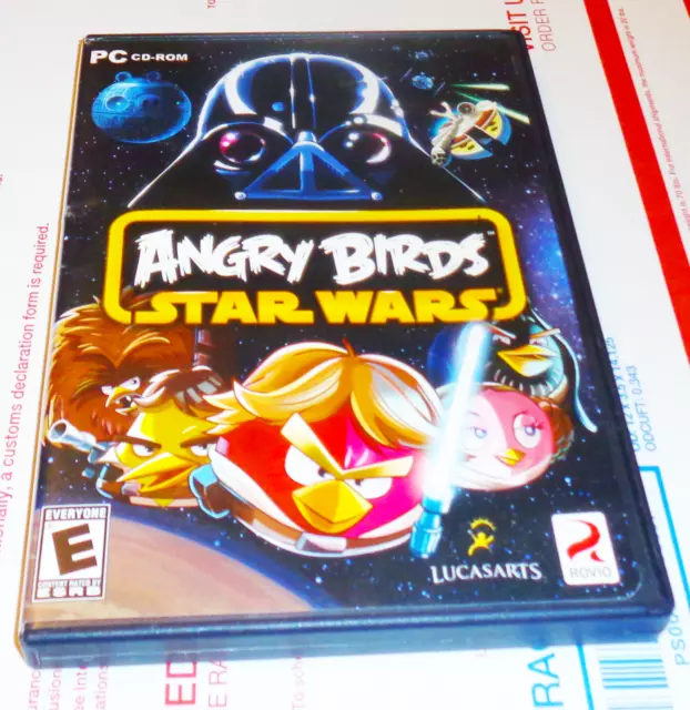 Angry Birds Star Wars (PC, 2012) w/ Key Code - VG+ 755142722791