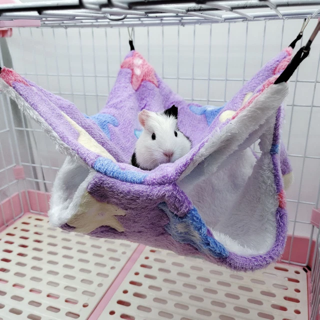 Ferret Rat Squirrel Pet Bird Hamster Hammock Hanging Cage Nest Bed House Toys