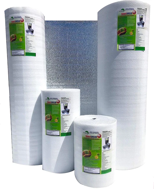 Smartshield -3Mm 48"X100Ft Reflective Insulation Roll, Foam Core Radiant Barrie