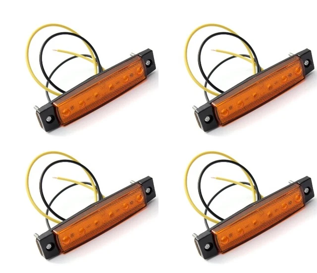 4x Ampoules LED 24V Orange AUTONET Pour Camion Camper – Lot De Luxe D'Ingombro