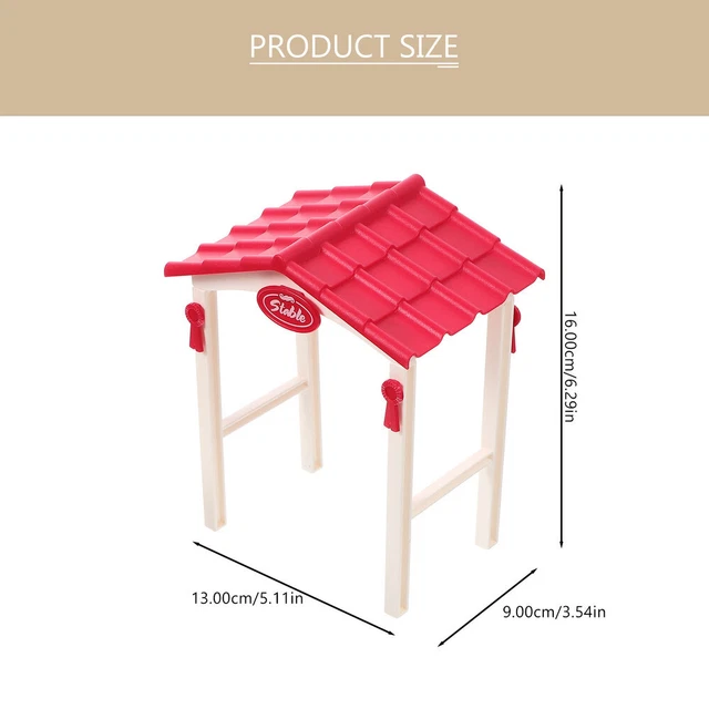 1 Set Kleine Imitiert Simulierte Desktop Pferd Stabile Für Kinder Spielen Decor 2