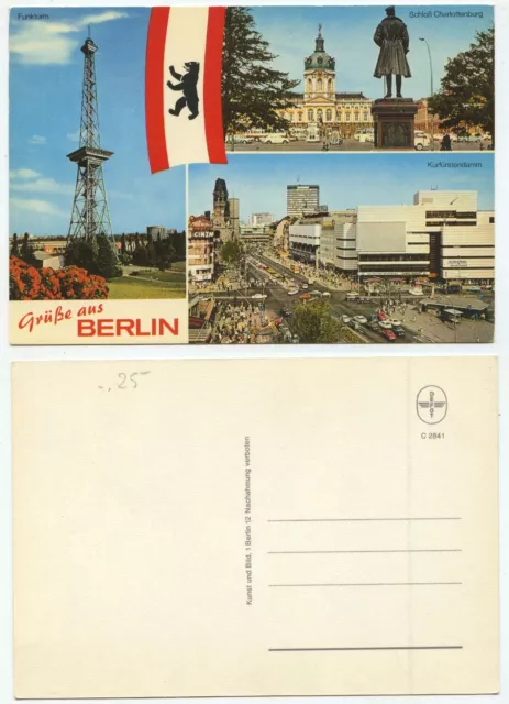 31131 - greetings from Berlin - old postcard