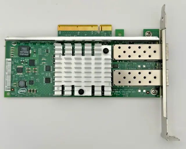 Intel Network Card X520-DA2 Long Bracket without SFP, High Speed Internet Card