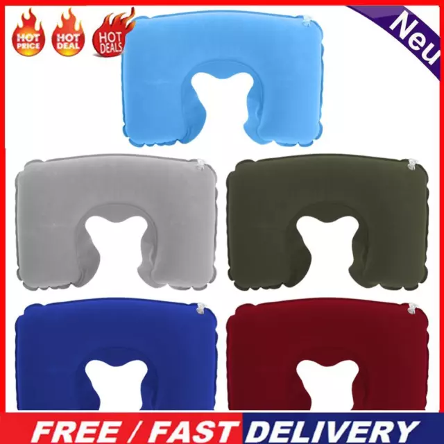 Neck Pillow Functional Inflatable Neck Pillow Breathable Travel Pillow Soft