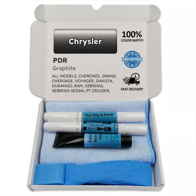 PDR Graphite Silver Touch Up Paint for Chrysler CHEROKEE GRAND VOYAGER DAKOTA D