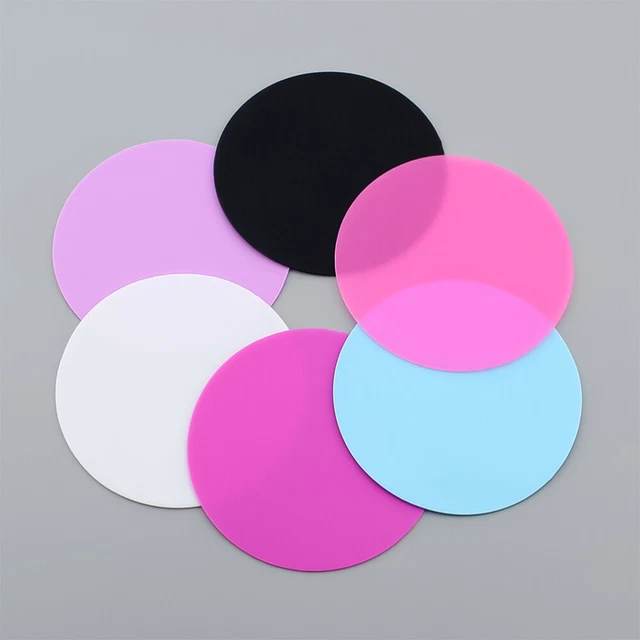 Vassoio Rotondo In Acciaio Inox Per Pittura E Miscelazione Colori - Ideale Per Acquerello E Illustrazione