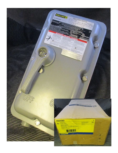 Square D H60Xbd 60 Amp Explosion Proof Disconnect Switch *Sameday Ship*