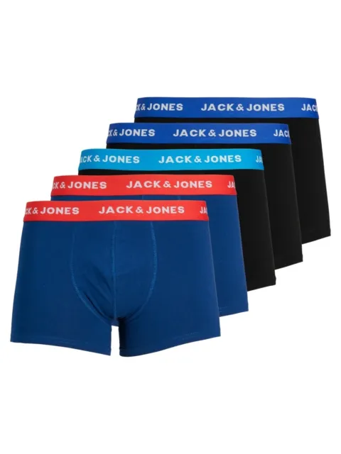 Jack&Jones Set 5 Boxer Intimo Per Uomo E Ragazzo Taglie Forti