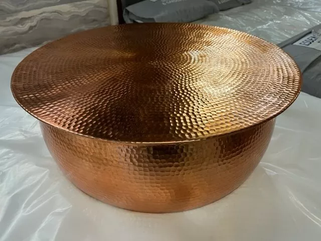 Habitat copper coffee shop table
