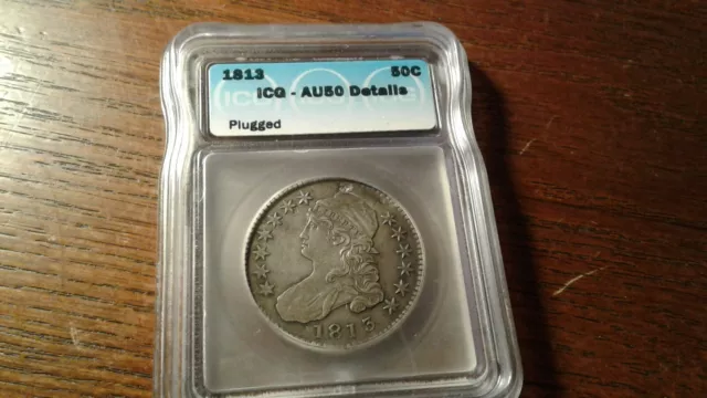 1813 Capped Bust Half Dollar - ICG AU 50