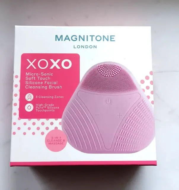 Magnitone London XOXO Micro-Sonic Soft Touch Facial Cleasing Brush   NEU + OVP