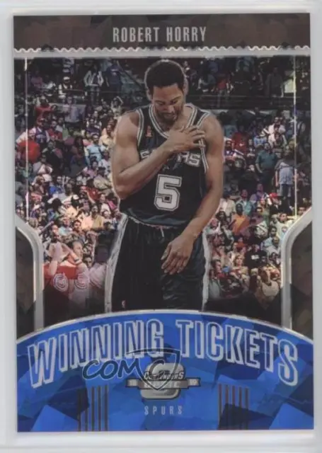 2018 Contenders Optic Winning Tickets Prizms Blue Cracked Ice Robert Horry #19