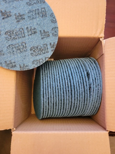 (25) Scotch-Brite 7", Very Fine, Hook & Loop,  Surface Conditioning Discs, A/O