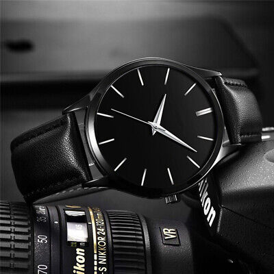 Fashion Men's Watches Stainless Steel Mesh Band Quartz Analog Wrist Watch Sport