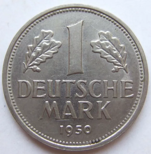 Moneta Rfg 1 Tedesco Marchi 1950 G IN Extremely fine
