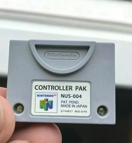 N64 Controller Pak NUS-004 Nintendo 64 Memory Card 256KB US Stock