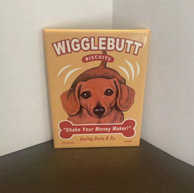 Retro Dog Magnet Dachshund Pre- Owned