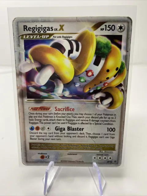 Pokémon Regigigas LV. X DP30 Black Star Promo Ultra Rare - LP