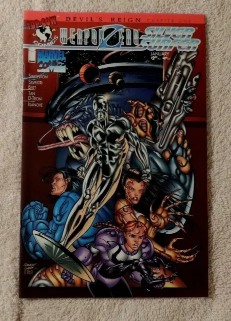 Weapon Zero/Silver Surfer Devil's Reign Chapter One Marvel/Image/Top Cow