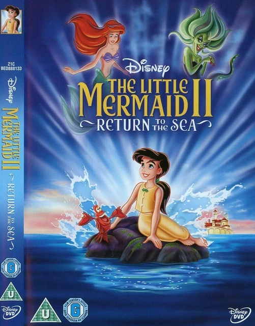 THE LITTLE MERMAID 1 & 2 Return to the Sea VHS Video Tape Bundle Walt