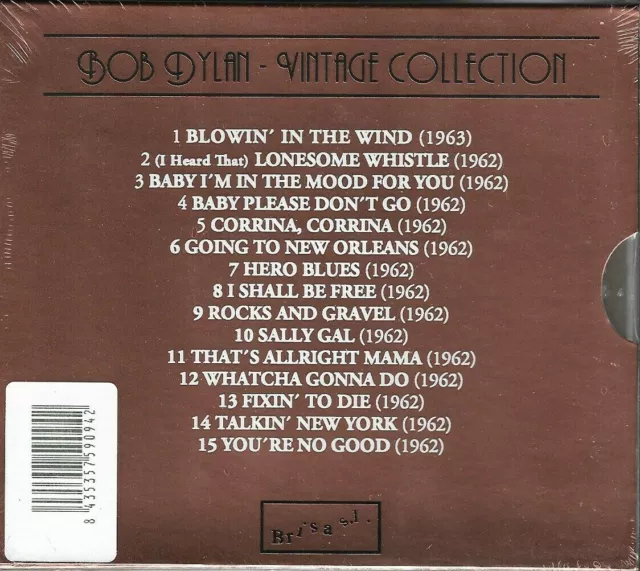 Bob Dylan ... Vintage Collection ... Original Songs  ... Cd Album 2